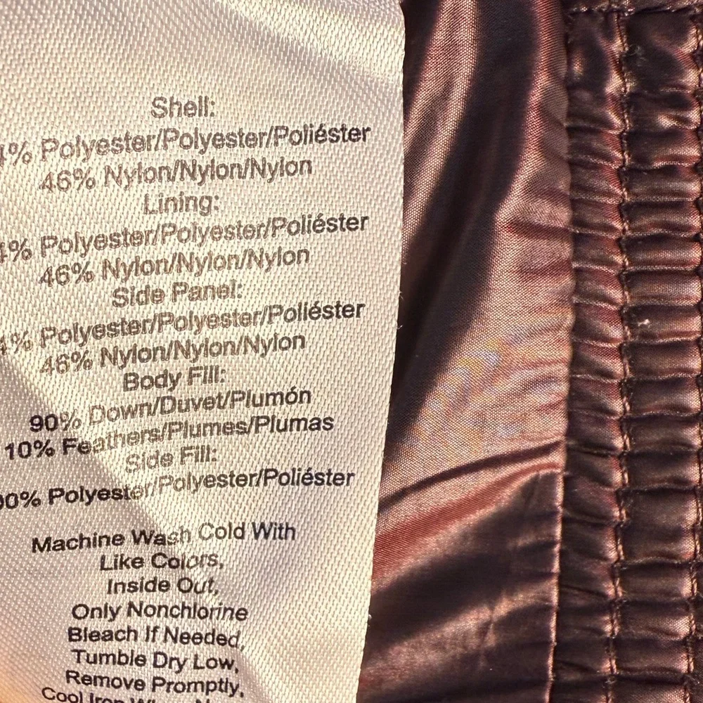 Calvin Klein Women's Quilted Performance Vest - Burgundy - Picture 5 of 5